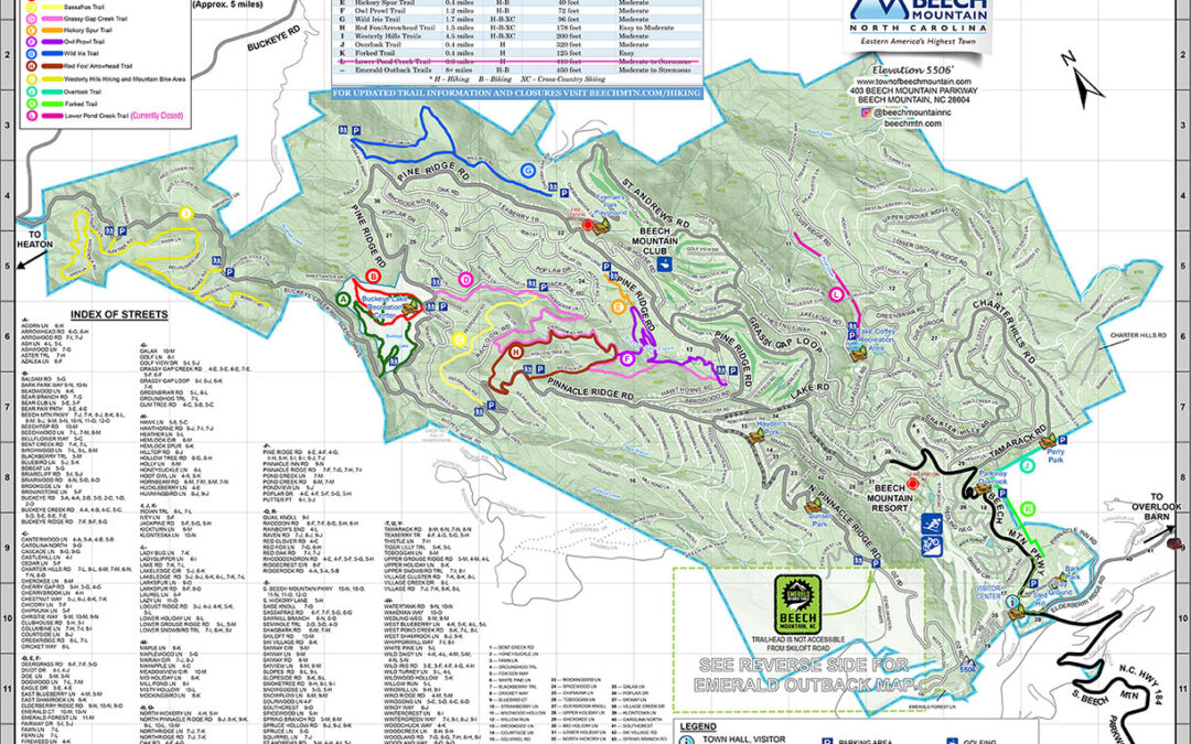 All Beech Mountain Trail Maps